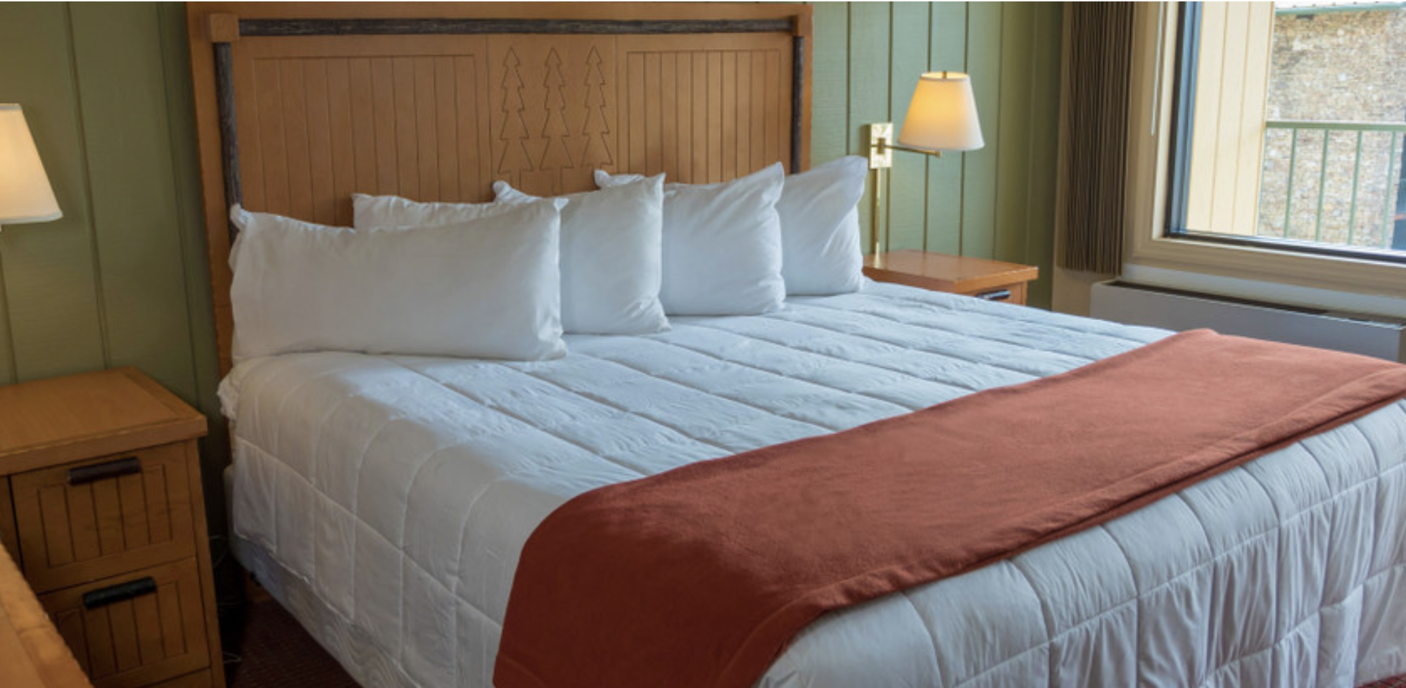 Standard King Bed at River Terrace Resort and Convention Center