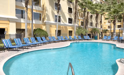 Pool area at staySky Suites I-Drive Orlando in Orlando, Florida